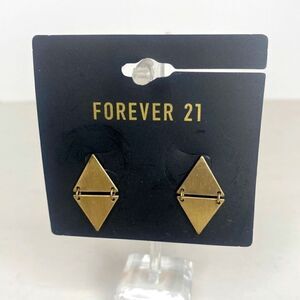 NEW…Gold earrings OS (one size) from Forever21